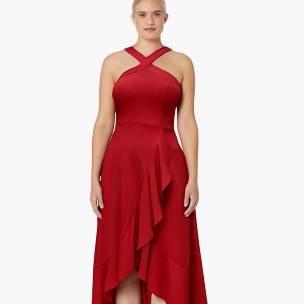 Elegant Red Women's Dress